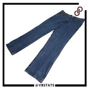 Cinch Men's Cotton Bronze Label Western Denim Straight Jeans Blue Size 35 x‎ 32